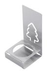 Tylldalen candle holder, Christmas tree Silver