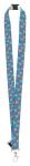 Subyard Zero Safe RPET custom sublimation lanyard White