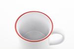 Woodstock Subo Vintage Sublimationstasse Rot/weiß