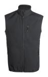 Jandro RPET softshell vest, black Black | L