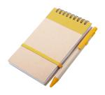 Ecocard notebook Nature yellow