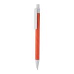 Ecolour ballpoint pen Orange/white