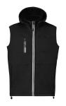 Seldon softshell bodywarmer vest, black Black | L