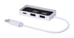 Brante transparent USB hub White
