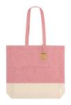 Kauna cotton shopping bag Red