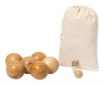 Zekor Petanque-Spielset Natur