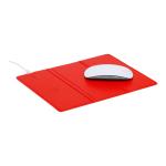 Peppu Charge Wireless-Charger Mauspad Rot