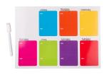 Nietix magnetic note board Multicolor