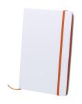 Kaffol Notizbuch Orange/weiß