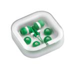 Clarin In-Ear-Kopfhörer Weiß/grün