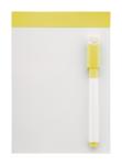Yupit magnetic note board White/yellow