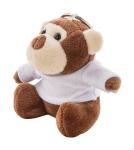 ApeFob plush monkey keyring Brown