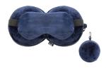 Dreamfly RPET travel pillow Dark blue