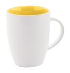 Maia Tasse Weiß/gelb