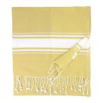 Cancun Strandtuch aus recycelter Baumwolle Gelb