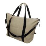 Rebyss Travel Recycelten Canvas Reisetasche Beige