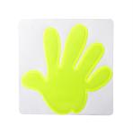 Astana reflective sticker, hand Yellow