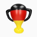Aufblasbarer Pokal "Deutschland" Deutschland Farben