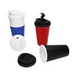 Kaffeebecher "Premium Deluxe" Schwarz