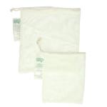 Cotton fruit and vegetable bag "ECOCARE", small Nature
