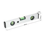 Spirit level "Misura" 30 cm White