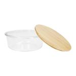 Glasbox "Balance", rund 19x7,5 cm Transparent