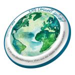 Flying disc "Space Flyer 22", upcycling Ocean