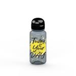 Trinkflasche "Sports", 400 ml, recycled PET Grau
