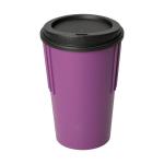 Riffel-Kaffeebecher "ToGo", 300 ml Brombeere