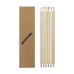 "Duo" colouring pencils, set of 6 Nature