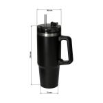 Vacuum mug "Tampa", 800 ml Black