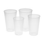 Drinking Cup "Vital", 300ml Milky transparent