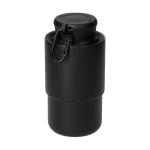 Stainless steel cup with carabiner ‘Trail’ Black