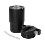 Stainless steel cup with drinking opening ‘Hydro’ Black
