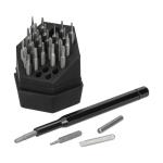 Screwdriver set ‘BitPro’ Black