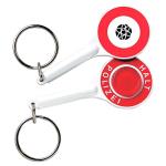 Keyring "Police stop" White