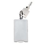 Chip keyring "Square" Black