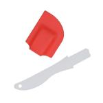 Dough scraper "Little Bakery" White/clip neck clear