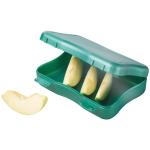 Lunch box "Wave", small Milky transparent