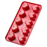 Ice cube mould "Hearts" Green
