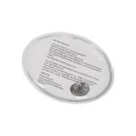 Gel heating pad "Oval", large Transparent