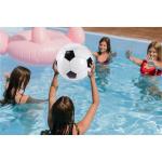 Wasserball "Fußball", klein Weiß/schwarz