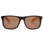 Sonnenbrille "Bamboo" Schwarz/braun
