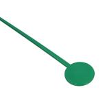 Cocktail stirrer "Round" Transparent blue