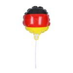 Luftballon, selbstaufblasend "Soccer" Deutschland, klein Deutschland Farben