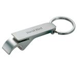 Schlüsselanhänger "Open" Silber matt