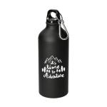 Aluminiumflasche "Sporty" 0,6 l matt Silber