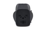 Enjoy Technology PowerPro Reiseadapter aus recyceltem Kunststoff Schwarz