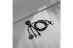 Xoopar Mr. Bio Long Multi Cable for Apple/Samsung Watch 1 Meter Black