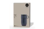 Sagaform Ted isolated mug, 280ml leak-proof and dishwasher safe Aztec blue